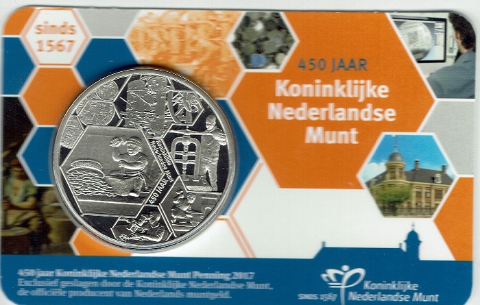 (afbeelding voor) Coincard 450 jaar Koninklijke Nederlandse Munt